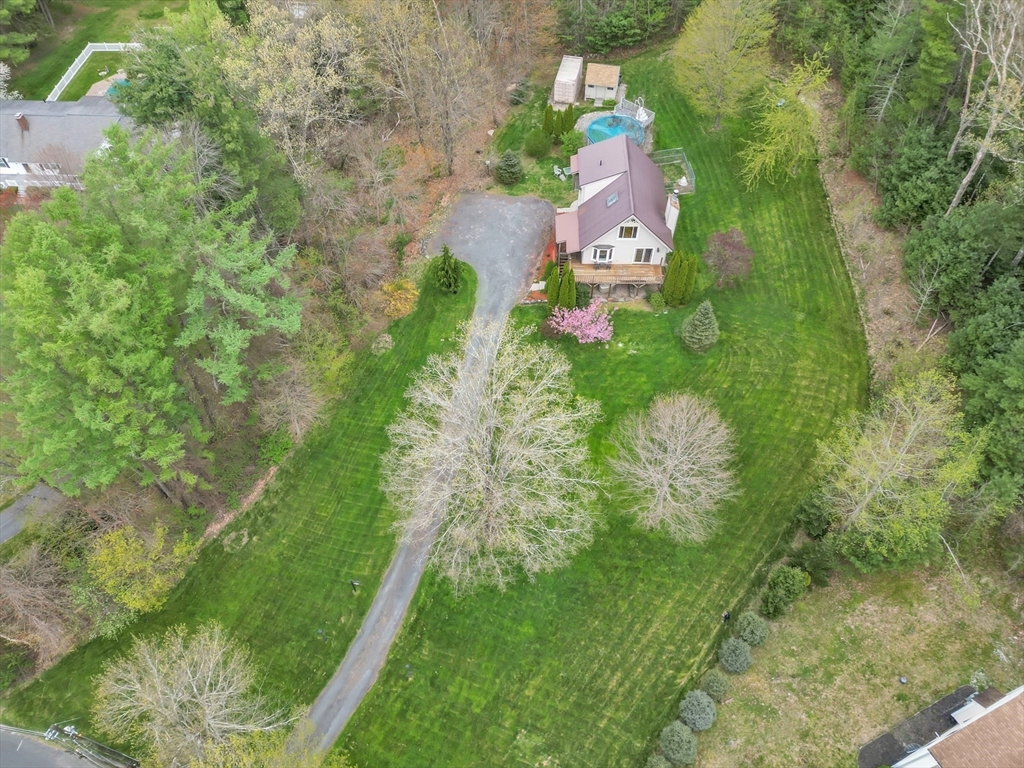 15 Sherman Hill Road Ware, MA 01082 - Photo 23 of 30 aerial view of a house with a yard