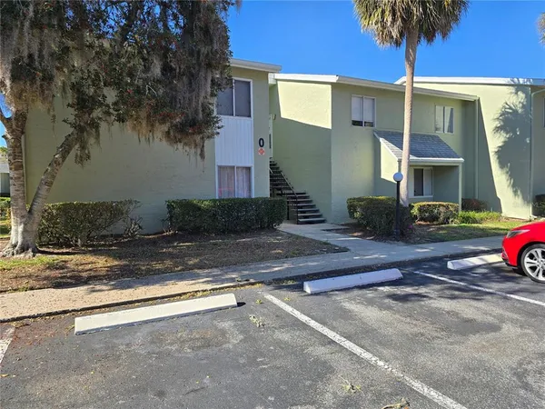a view of a house with a patio