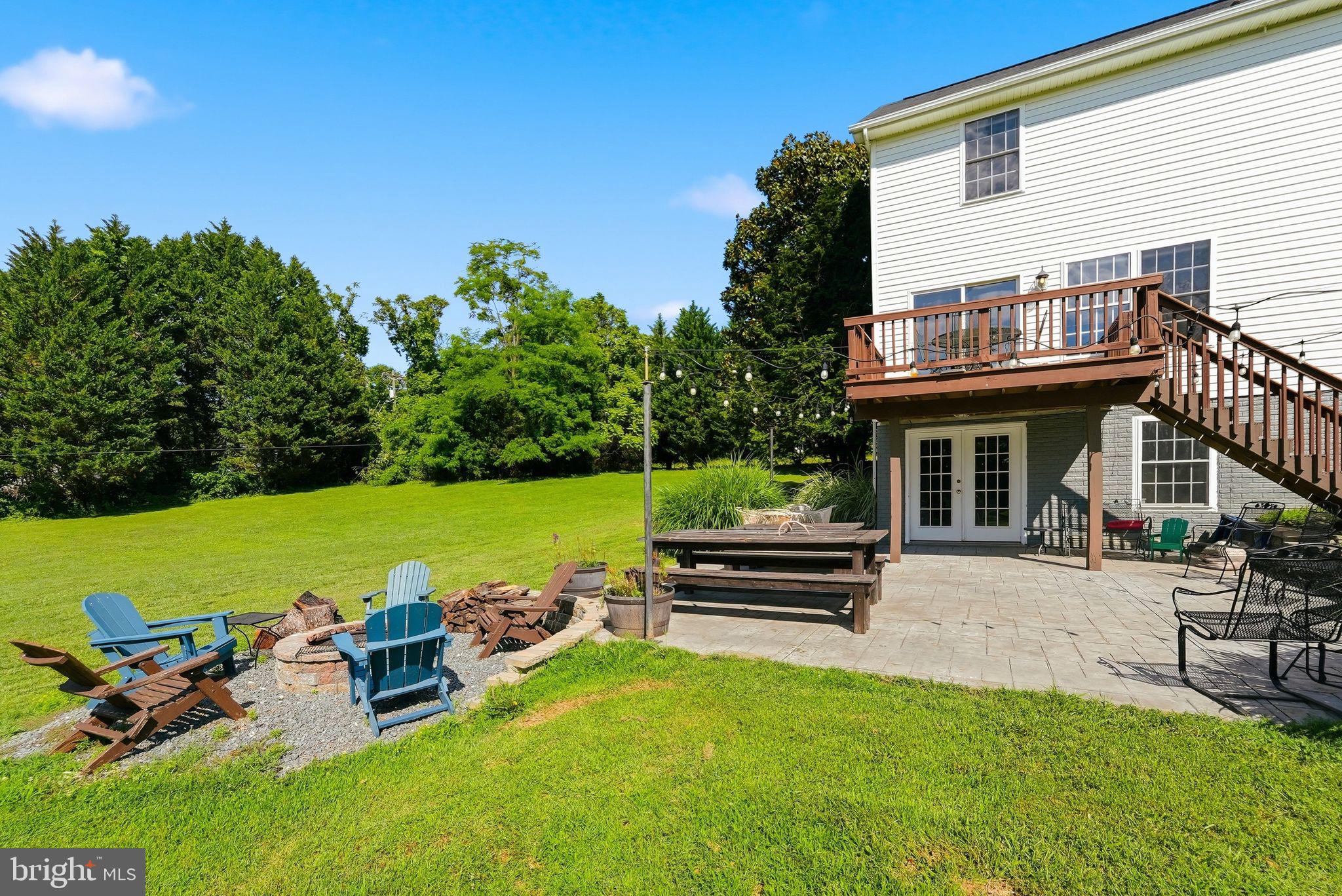 18198 Springs Road Jeffersonton, VA 22724 - Photo 59 of 80 Firepit, Patio and deck