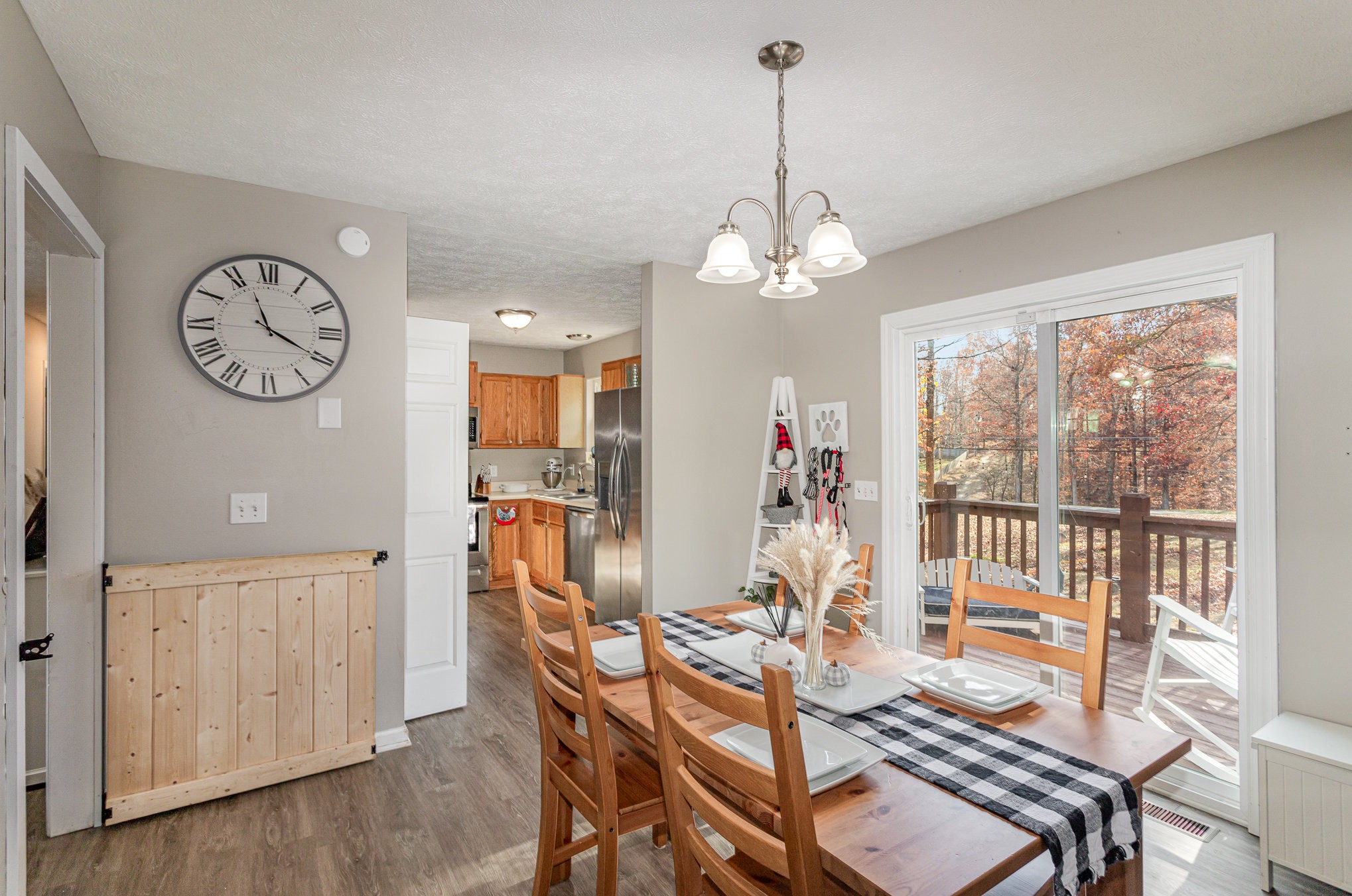 538 Old Highway 70 White Bluff, TN 37187 - Photo 9 of 29 a view of a dining room with furniture window and wooden floor