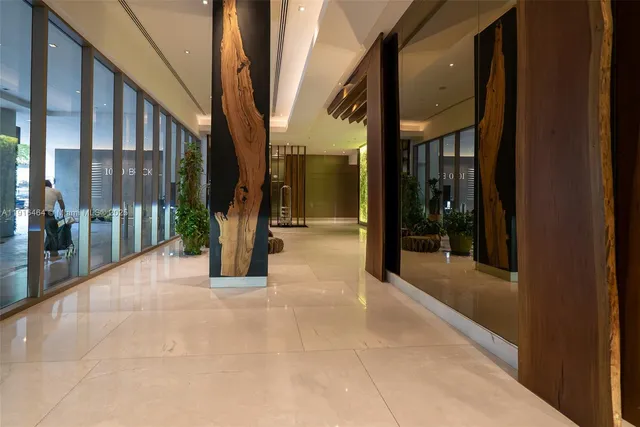 a view of a glass door with the glass door