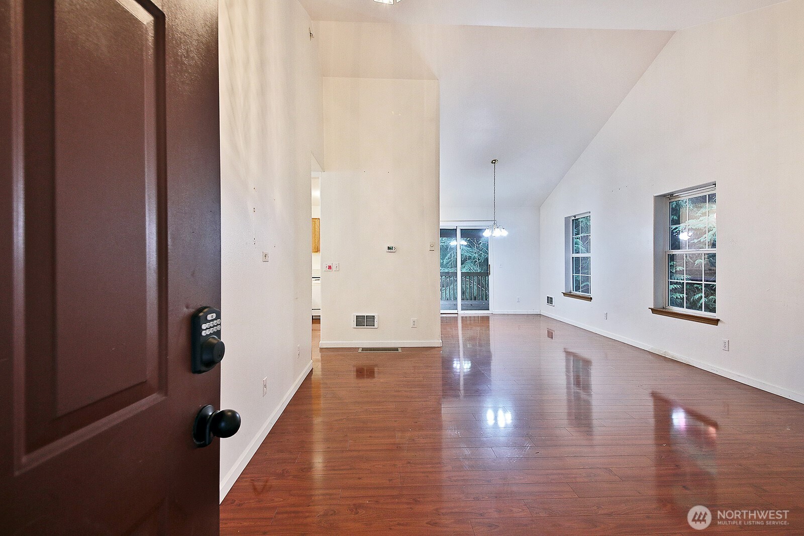 4369 Shadowood Drive Clinton, WA 98236 - Photo 13 of 37 a view of an entryway with wooden floor
