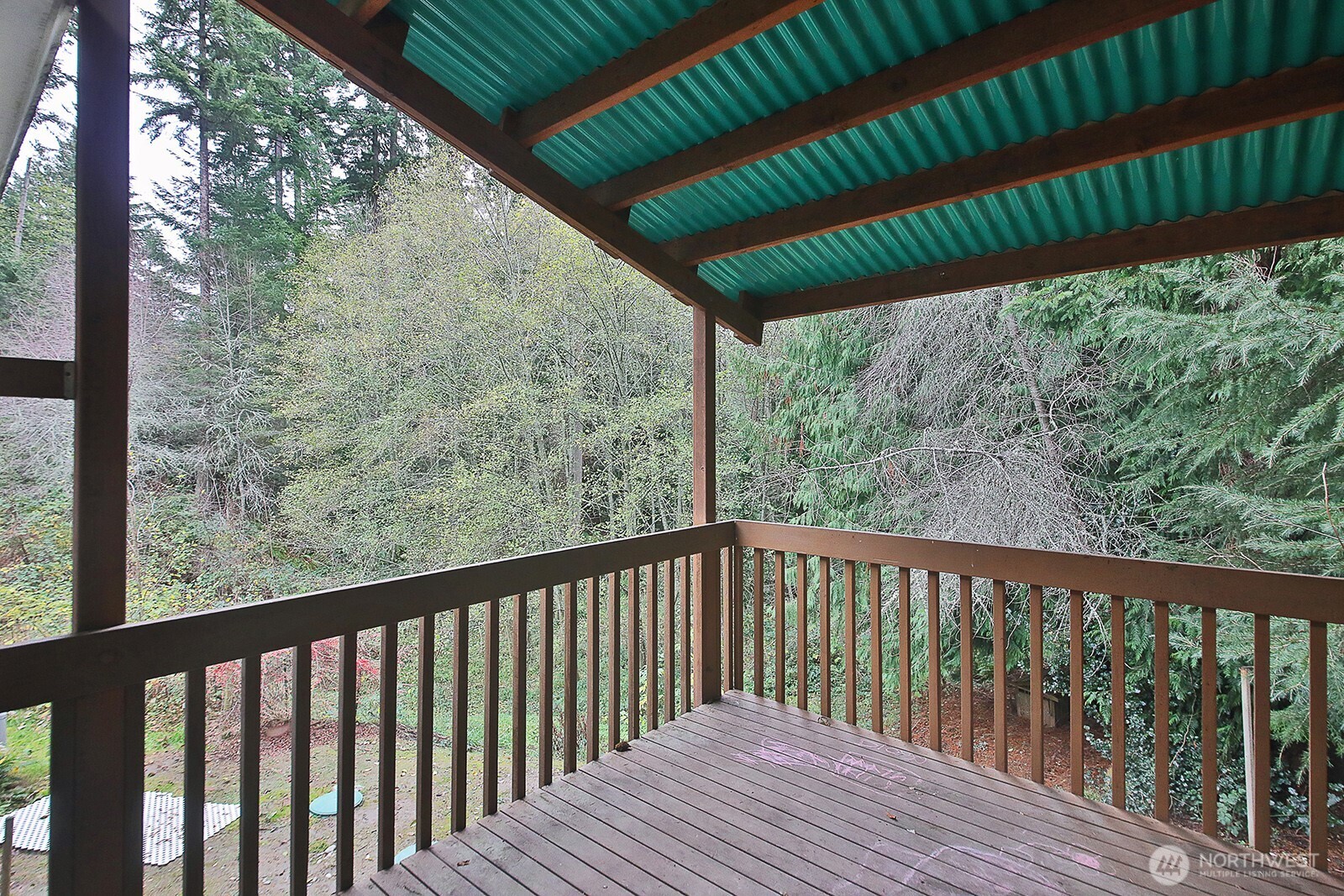4369 Shadowood Drive Clinton, WA 98236 - Photo 7 of 37 a view of balcony with wooden floor