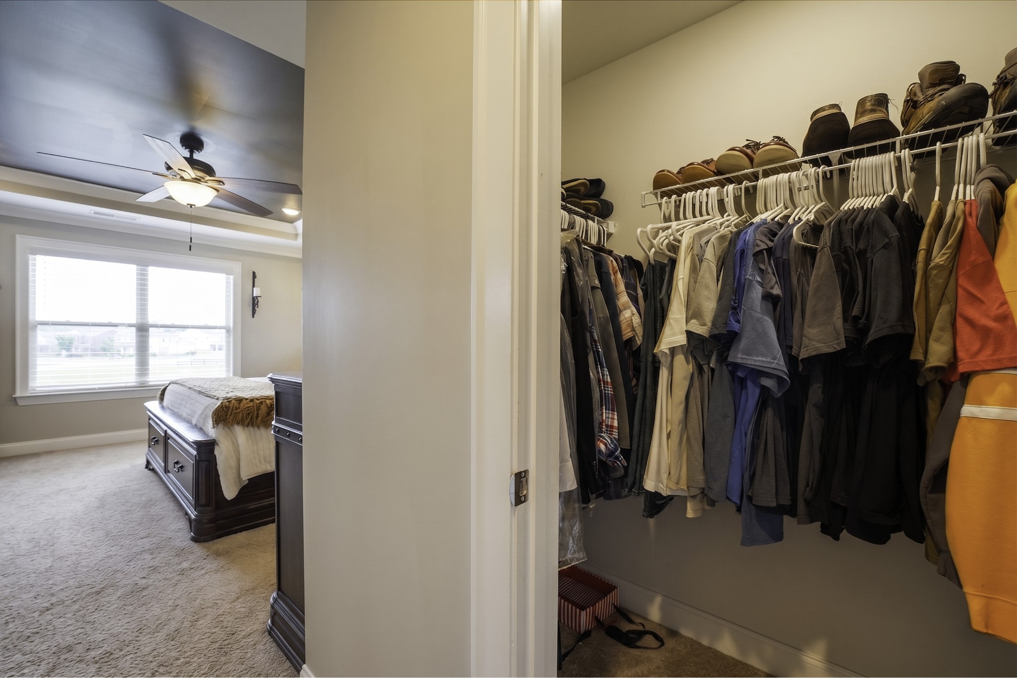 806 Chalkstone Ln Mount Mount Juliet, TN 37122 - Photo 18 of 65 a view of walk in closet with clothes and shoes