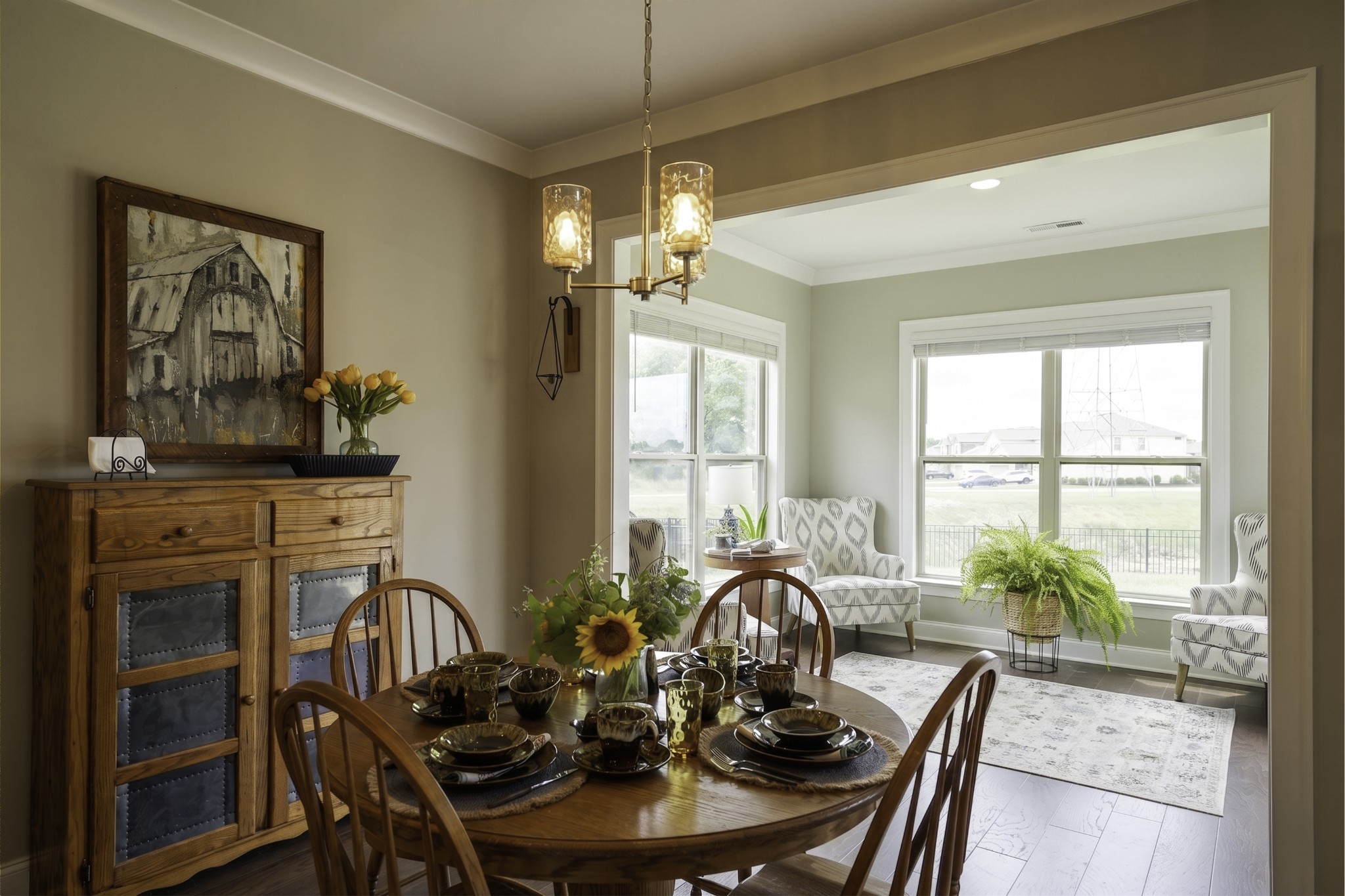 806 Chalkstone Ln Mount Mount Juliet, TN 37122 - Photo 27 of 65 a view of a dining room with furniture window and outside view