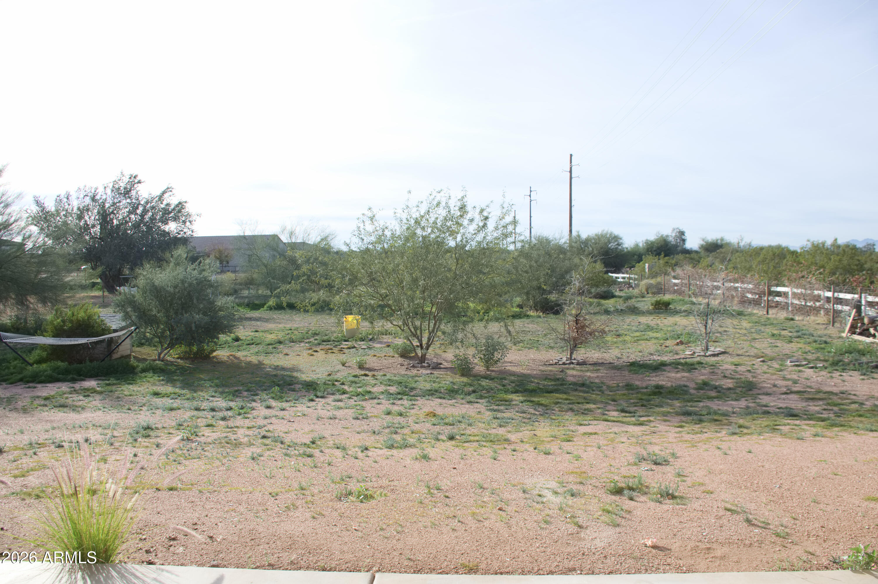 1623 East Hidalgo Street Apache Junction, AZ 85119 - Photo 46 of 65 a view of a dry yard with trees
