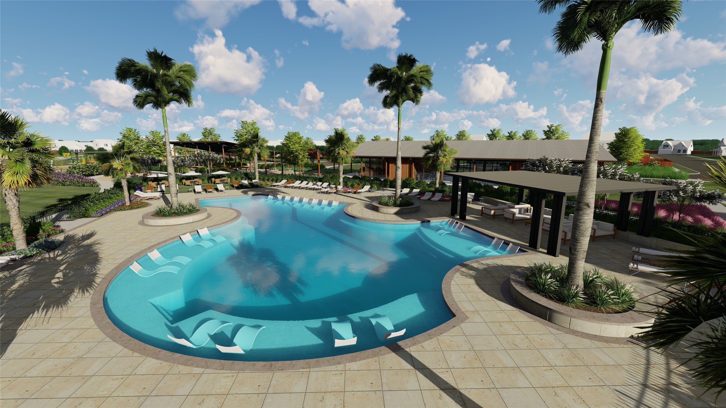 6222 Lost Rdg Lane Richmond, TX 77469 - Photo 11 of 12 a view of a swimming pool with a patio