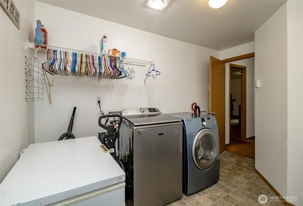 a room with storage and utility