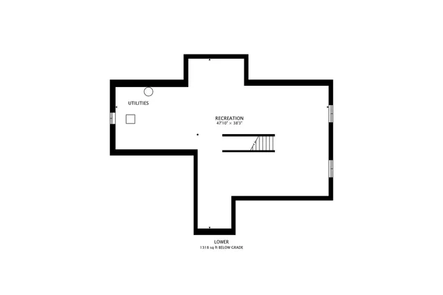 a picture of a wall with a white wall and a refrigerator