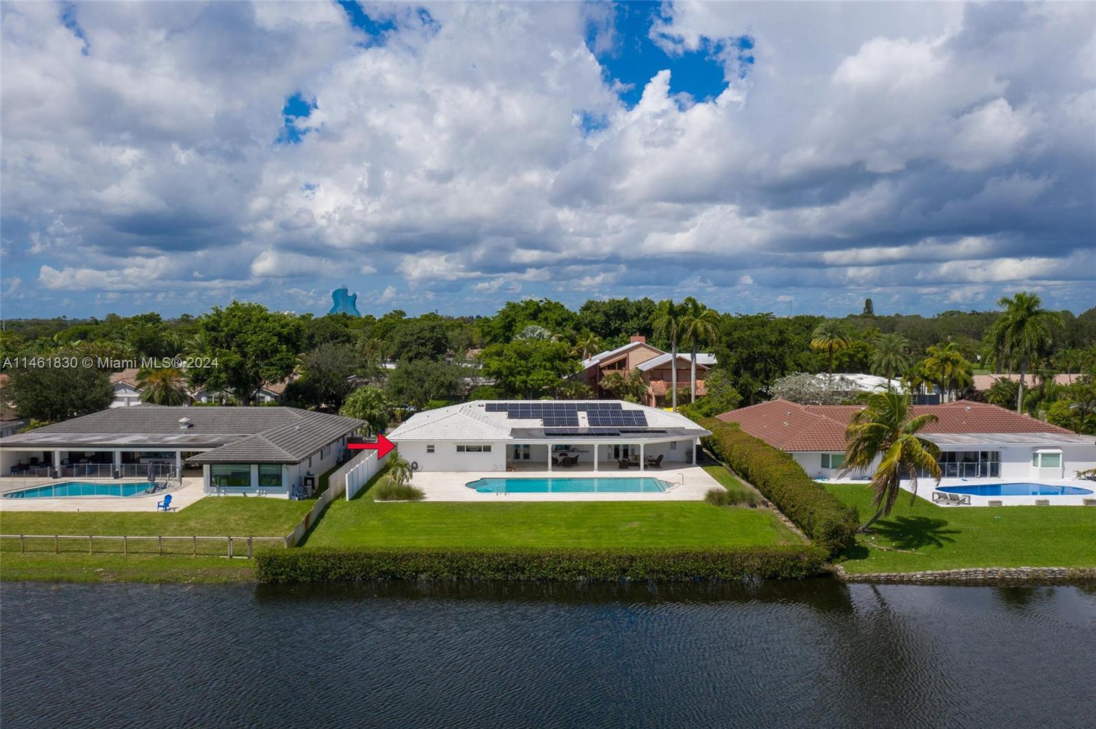 4300 Casper Court Hollywood, FL 33021 - Photo 6 of 24 a aerial view of a house with a garden