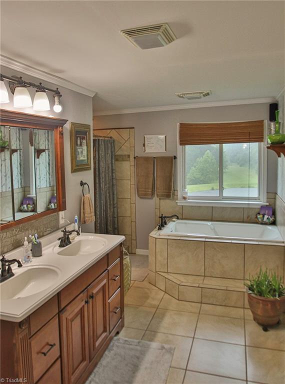 44 Nelson Loop Spencer, VA 24165 - Photo 18 of 50 Large bath with soaking tub and large walk in shower
