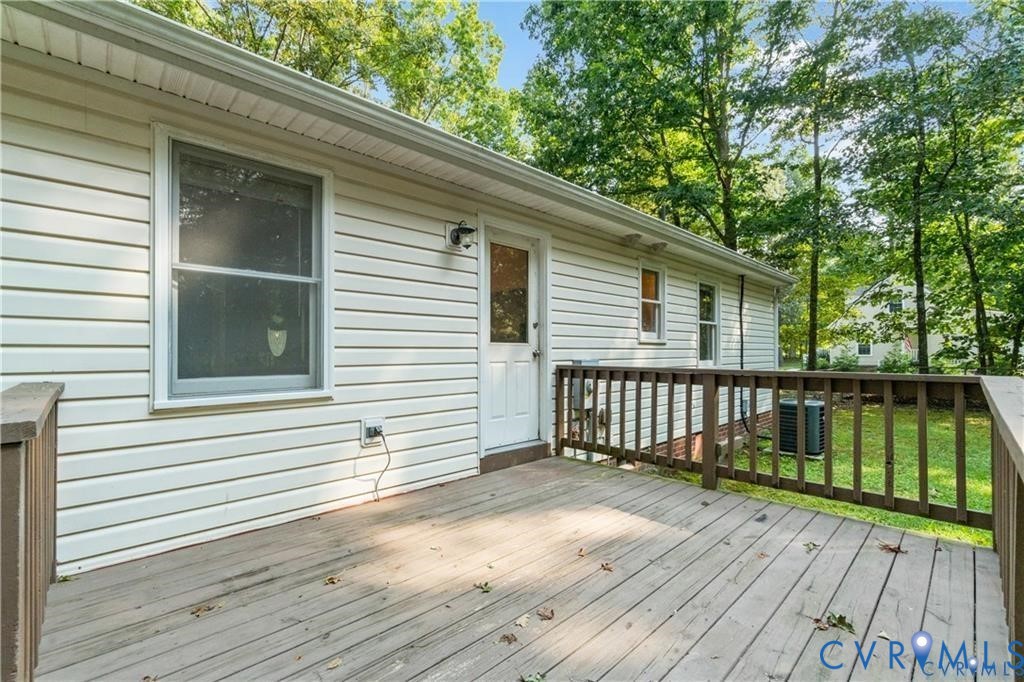 337 Corann Drive Aylett, VA 23009 - Photo 3 of 5 a view of a wooden deck