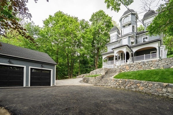 14-16 Summit Street Newton, MA 02458 - Photo 34 of 35 a front view of a house with a garden
