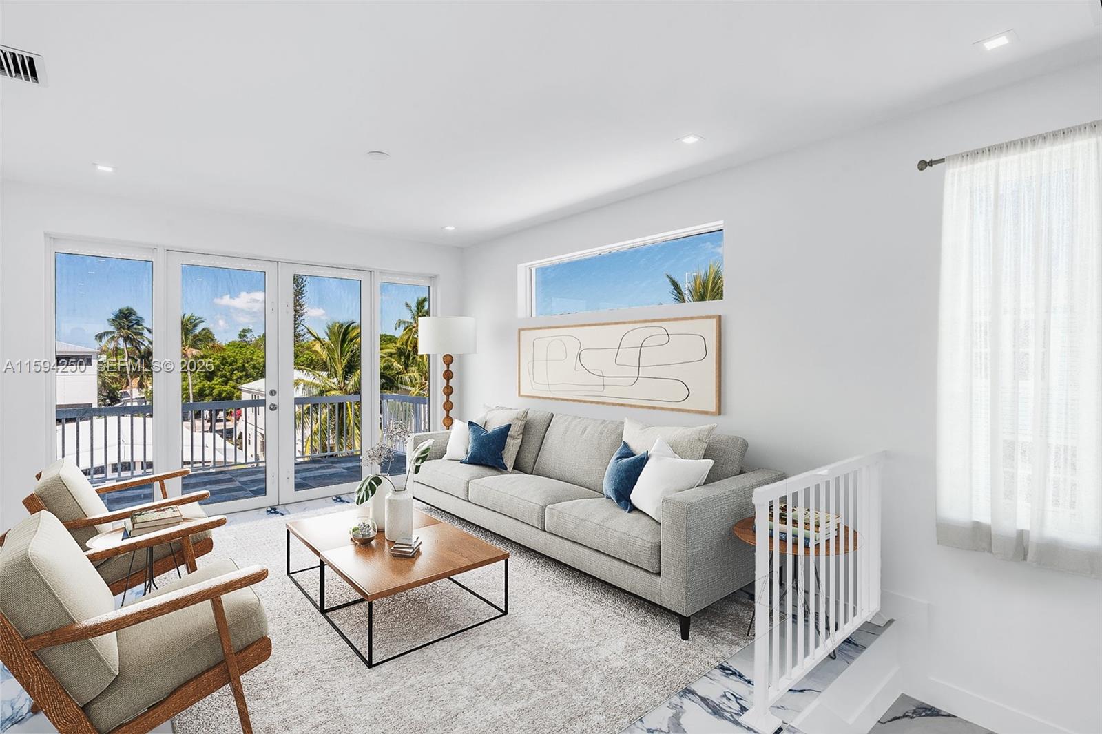 84 Coral Way Key Largo, FL 33037 - Photo 21 of 55 a living room with furniture and a window