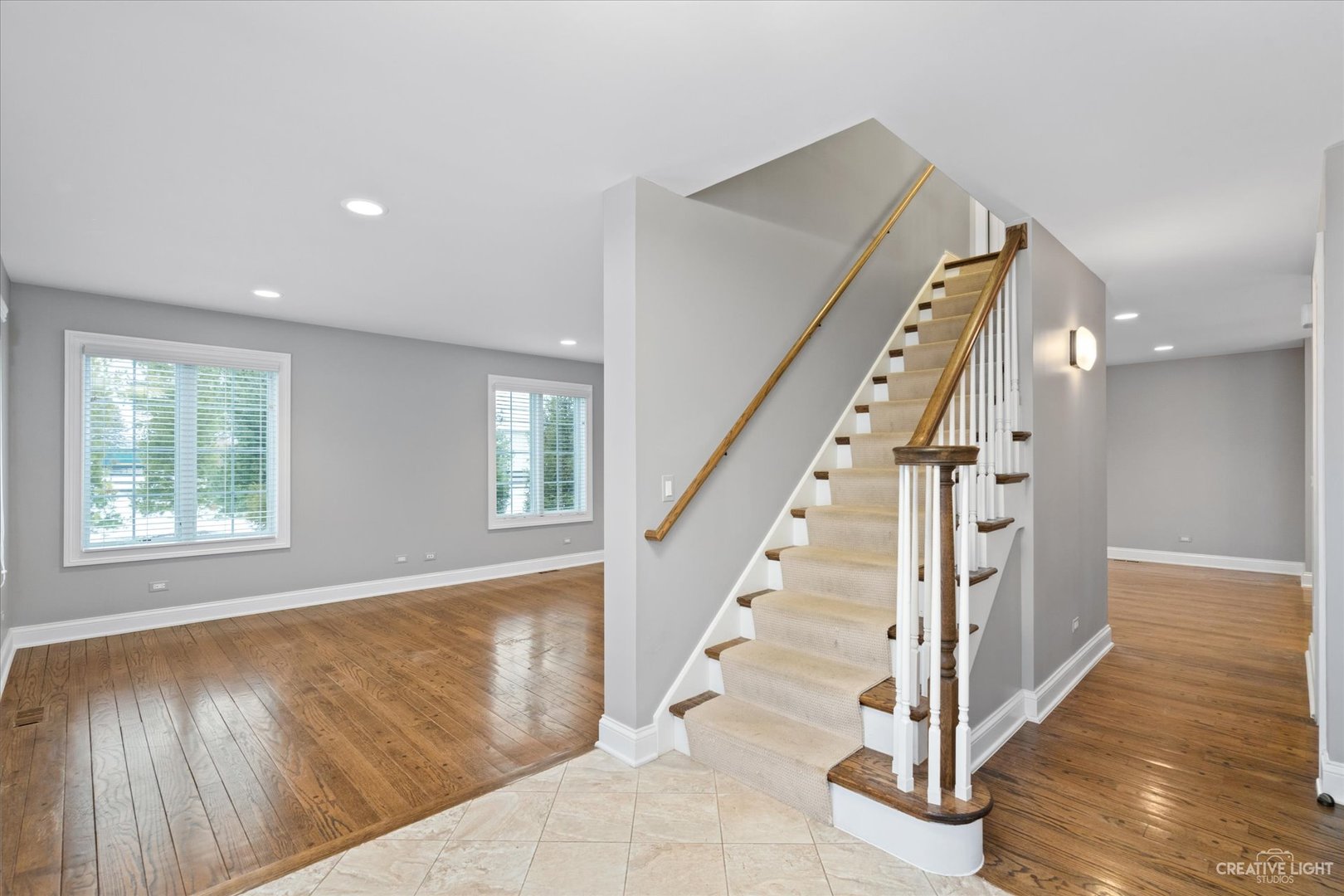 38W709 Seavey Road Batavia, IL 60510 - Photo 4 of 28 a view of entryway and hall with wooden floor