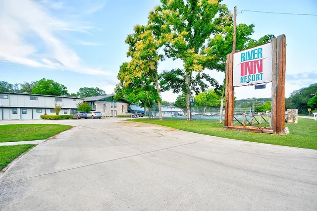a view of building and sign board