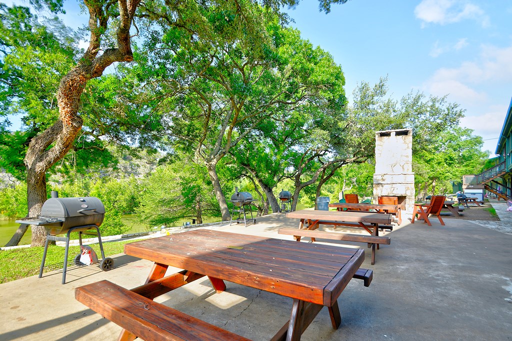 2960 Highway 39 Hunt, TX 78024 - Photo 16 of 23 a view of an outdoor sitting area with brick walls