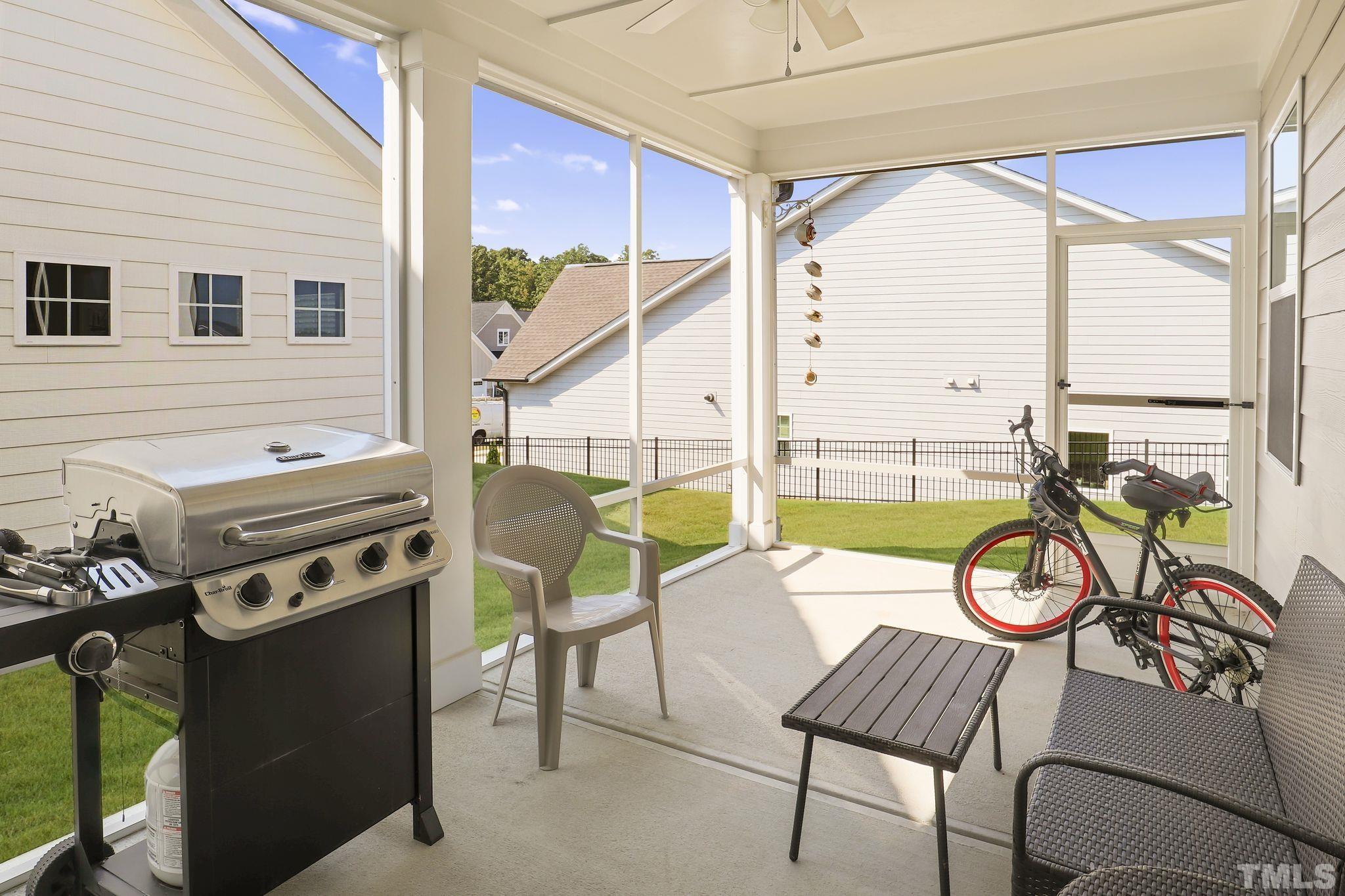 107 Ivory Lane Raleigh, NC 27610 - Photo 20 of 25 a view of a chairs and table in the balcony