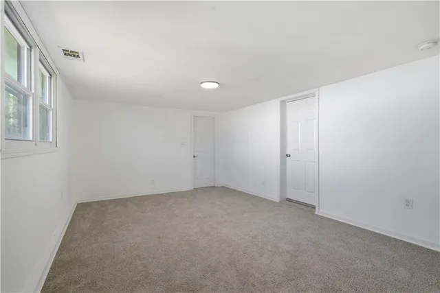 a view of an empty room