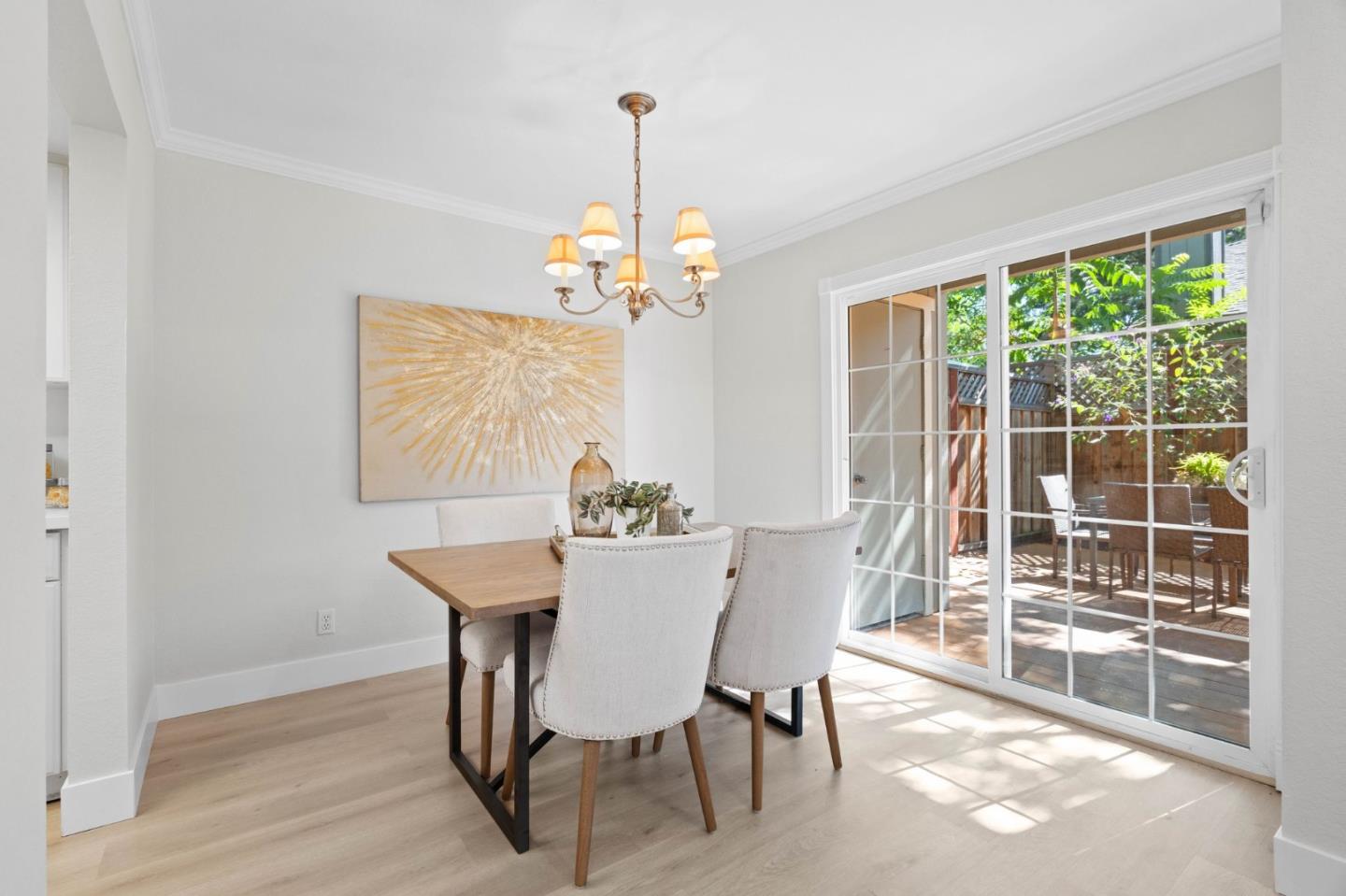 1165 Smith Avenue, Unit B Campbell, CA 95008 - Photo 14 of 46 a view of a dining room with furniture window and outside view