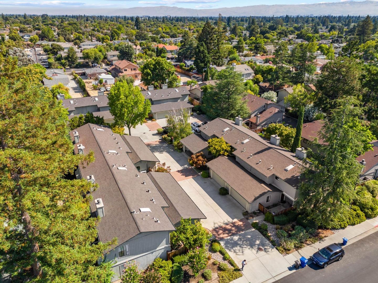 1165 Smith Avenue, Unit B Campbell, CA 95008 - Photo 2 of 46 an aerial view of residential houses with outdoor space