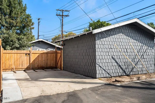 a view of a car garage