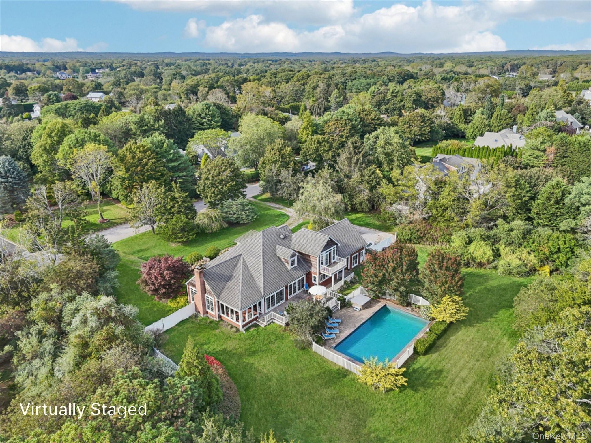 12 Laila Lane Remsenburg, NY 11960 - Photo 44 of 50 an aerial view of a house with a yard