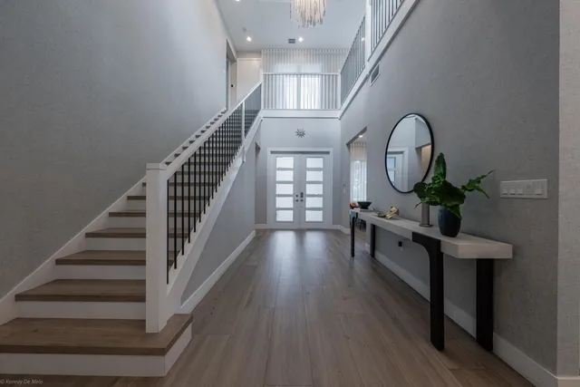 a view of a walk in closet