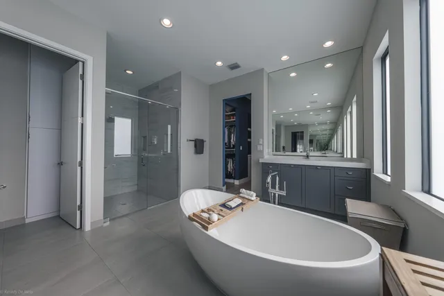 a view of a livingroom with furniture and wooden floor