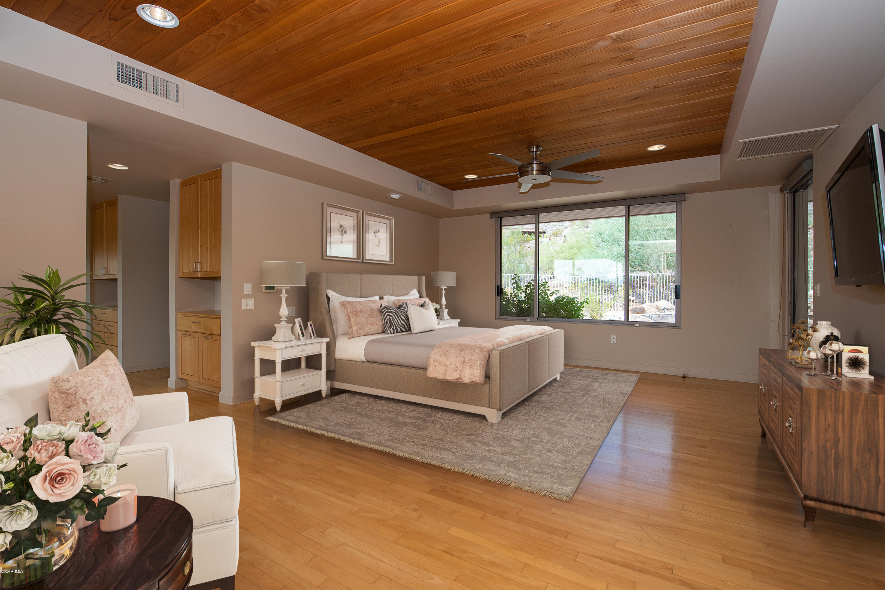 3140 East Ocotillo Road Phoenix, AZ 85016 - Photo 13 of 39 Master suite w/virtual furniture.