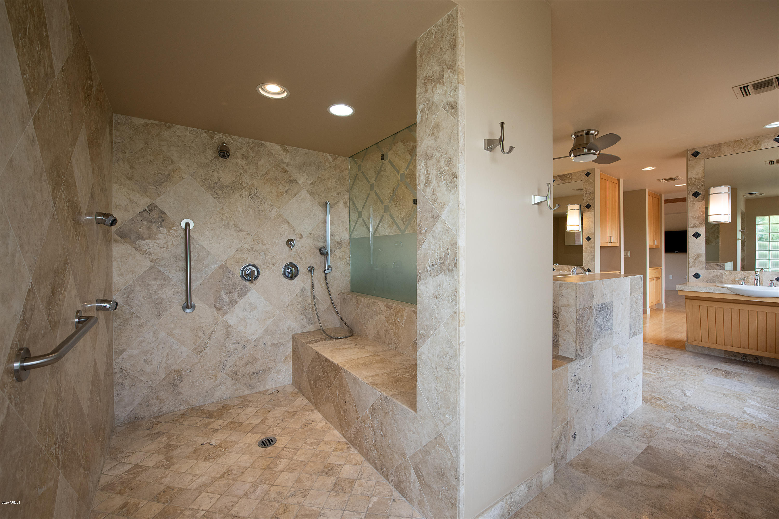 3140 East Ocotillo Road Phoenix, AZ 85016 - Photo 16 of 39 Master suite walk-in shower.