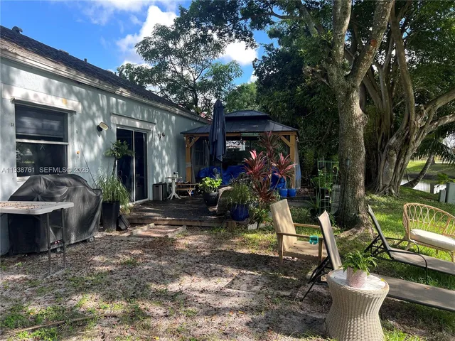 a view of outdoor space and patio