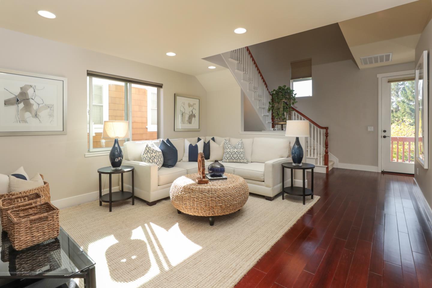 1143 Creek Way Mountain View, CA 94040 - Photo 10 of 24 a living room with furniture and a large window