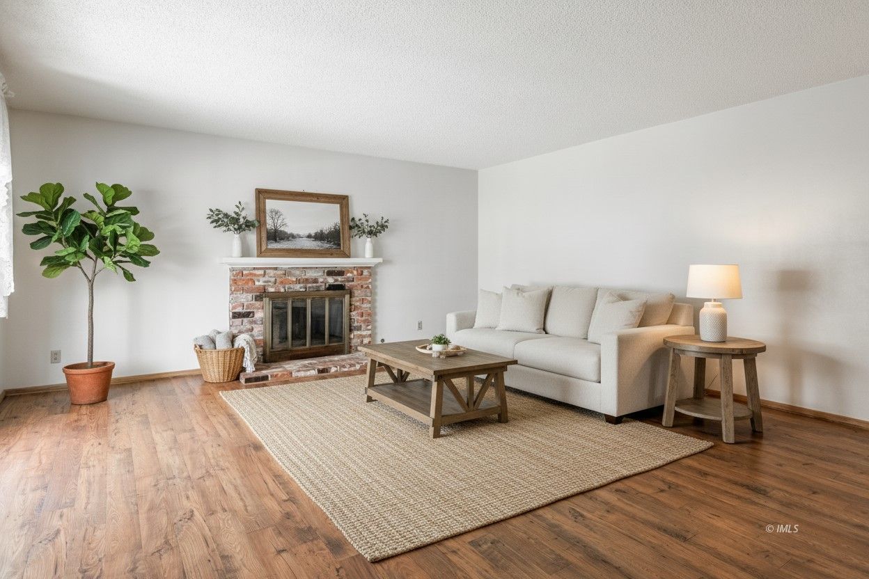 1424 Rocking W Drive Bishop, CA 93514 - Photo 10 of 27 a living room with furniture and a fireplace