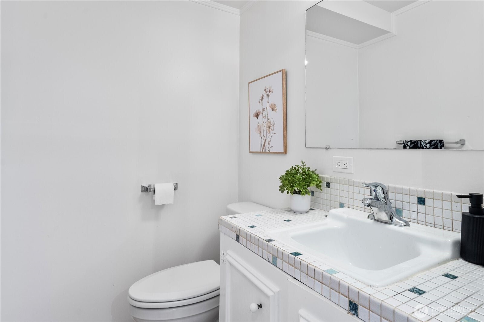 23908 80th Place West Edmonds, WA 98026 - Photo 27 of 40 a bathroom with a sink vanity mirror and toilet