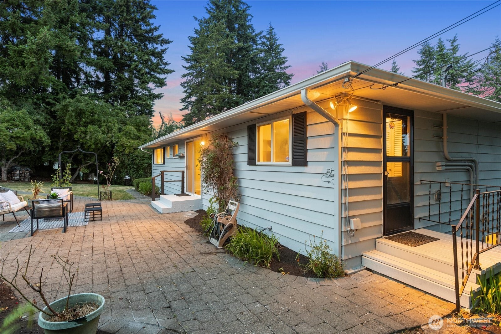 23908 80th Place West Edmonds, WA 98026 - Photo 31 of 40 a backyard of a house with seating space