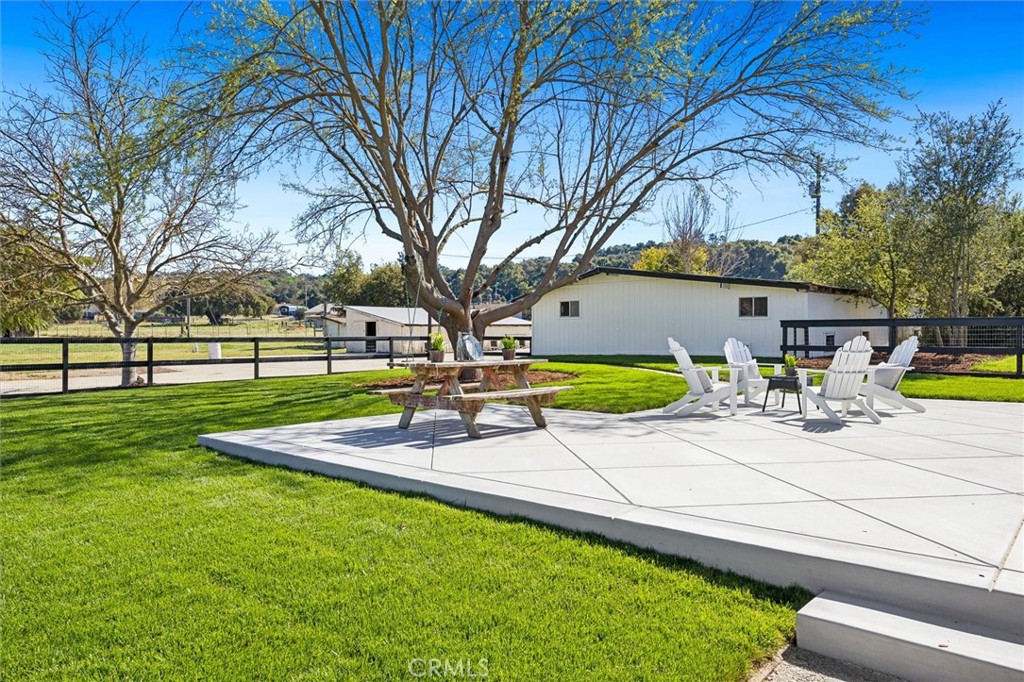 4255 San Benito Road Atascadero, CA 93422 - Photo 30 of 51 a view of a house with garden and trees