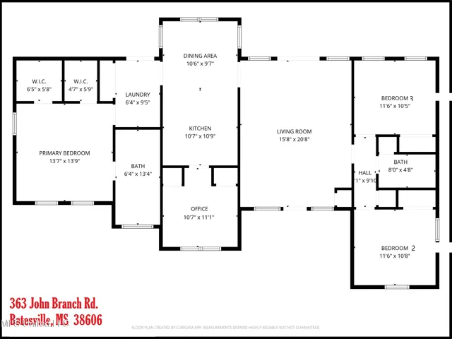 $260,000 | 363 John Branch Road, Batesville, MS 38606