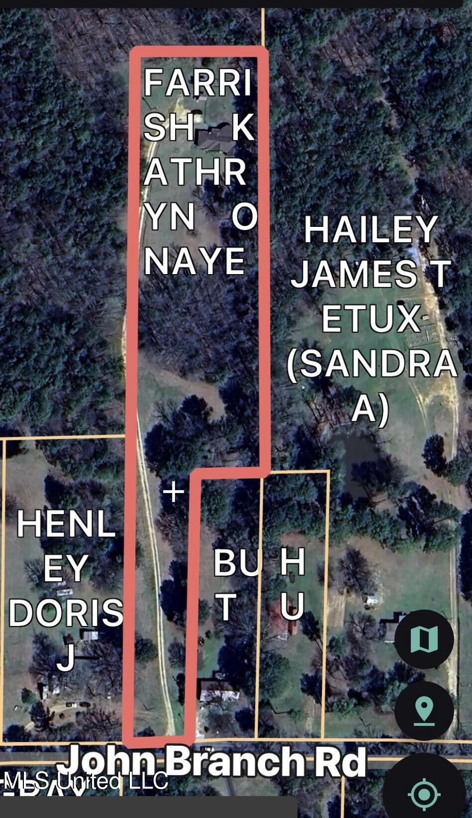 363 John Branch Road Batesville, MS 38606 - Photo 41 of 42 363 JOHN BRANCH - LAND GLIDE MAP