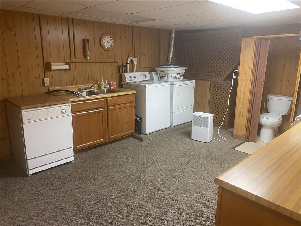 201 College Lodge Road Indiana, PA 15701 - Photo 15 of 20 a kitchen with a sink and a refrigerator
