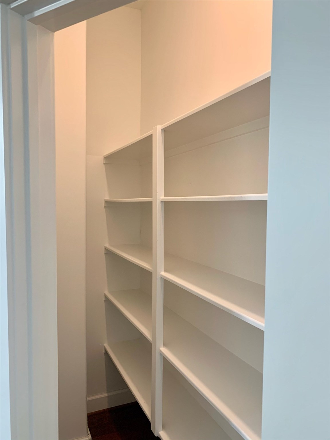 720 C Link Road Houston, TX 77009 - Photo 15 of 40 a view of walk in closet with empty racks