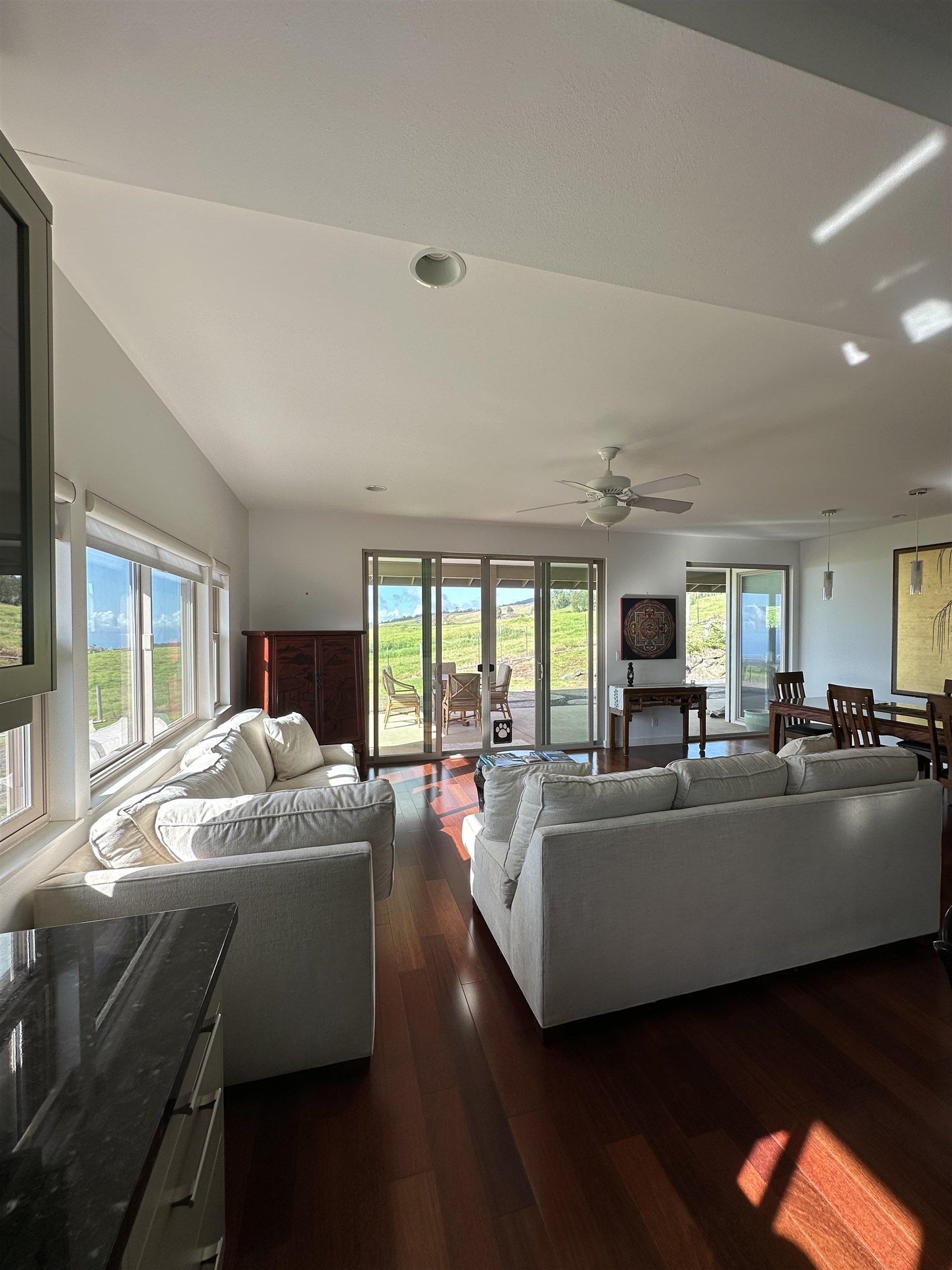 1141 Lower Kimo Drive Kula, HI 96790 - Photo 10 of 34 a living room with furniture and a large window