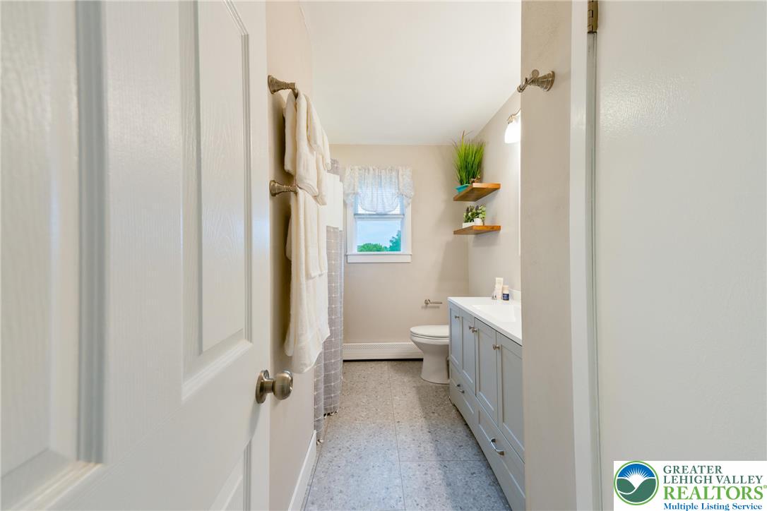 677 English Road Bath, PA 18014 - Photo 18 of 26 a view of a bathroom with a bathtub and a shower