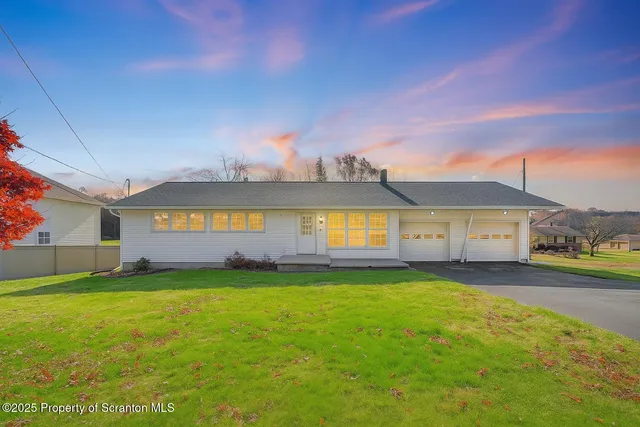 a view of a big yard next to a yard