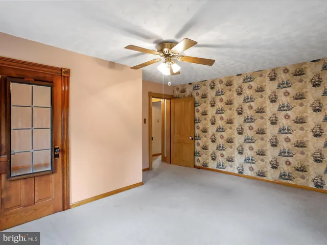 a view of an empty room