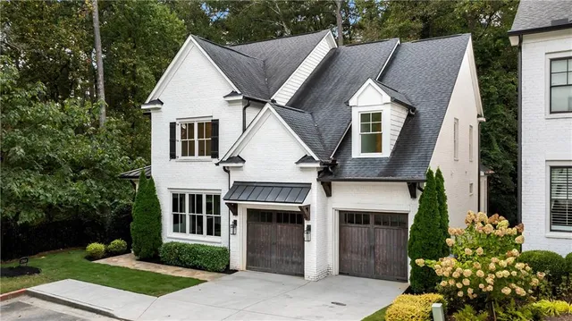 a aerial view of a house