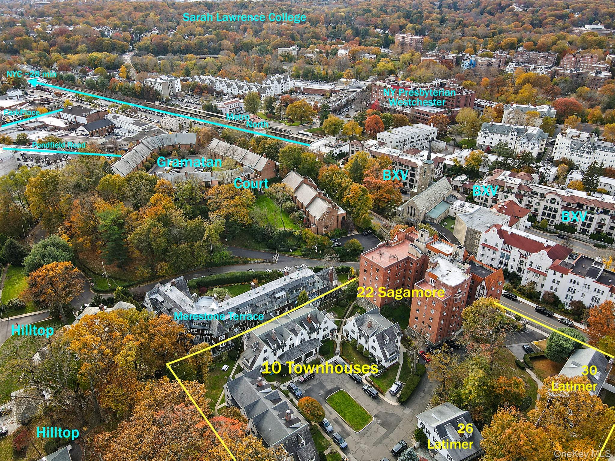 22 Sagamore Road, Unit A Bronxville, NY 10708 - Photo 13 of 13 Close to train platform and Village shopping.