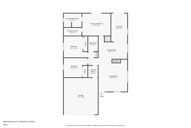 $285,000 | 3839 McFarlane Drive, Tallahassee, FL 32303