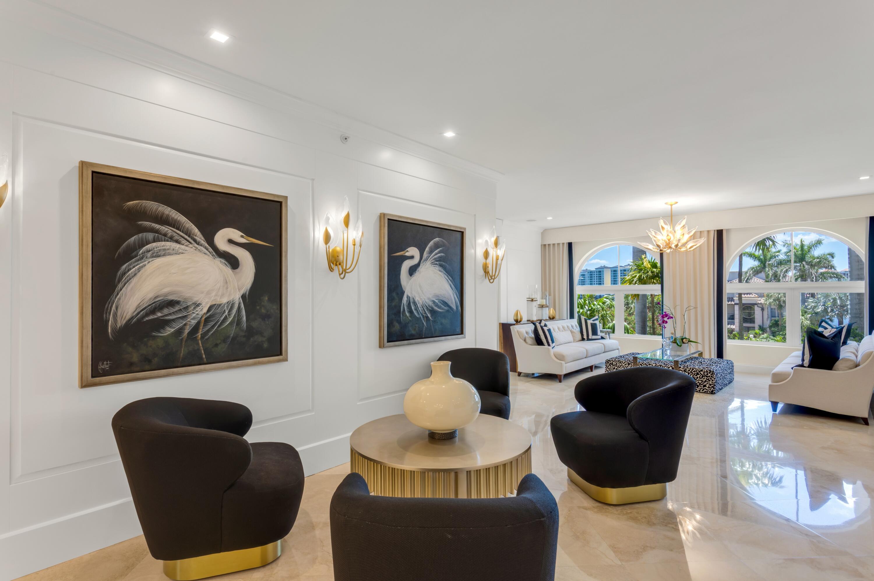 400 South Ocean Boulevard, Unit R25 Boca Raton, FL 33432 - Photo 6 of 56 LIVING ROOM