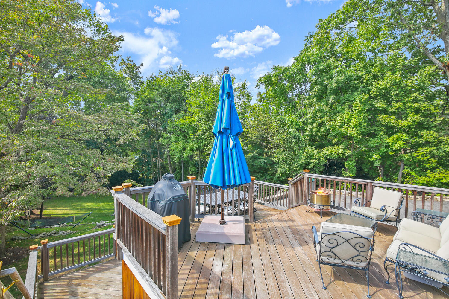 25 Butler Street Greenwich, CT 06807 - Photo 29 of 37 a view of balcony with wooden floor and outdoor seating